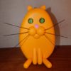 image qui représente une figurine réalisée par Guy Pirot en forme de chat pour la boutique en ligne