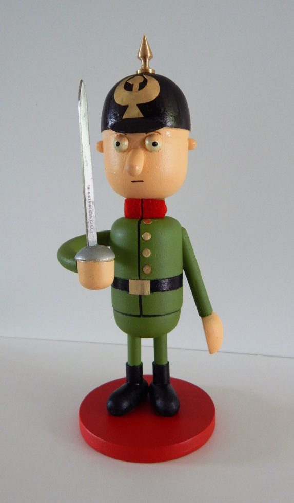 image d'une figurine réalisée par Guy Pirot qui représente un soldat allemand