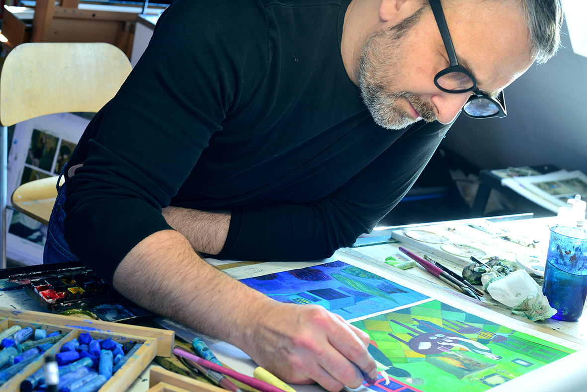 You are currently viewing David Sala, watercolour cartoonist