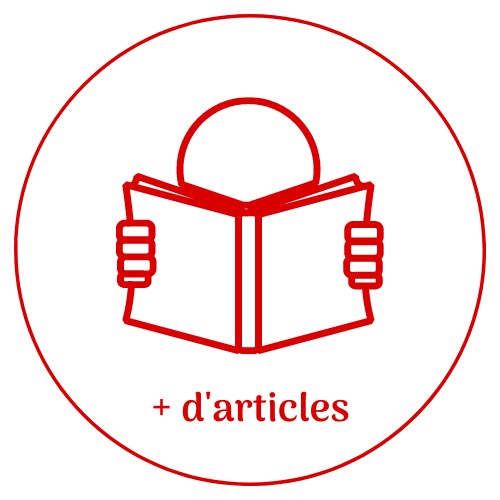 icône graphique rouge qui représente une personne qui lit un journal, illustration de bouton de lien