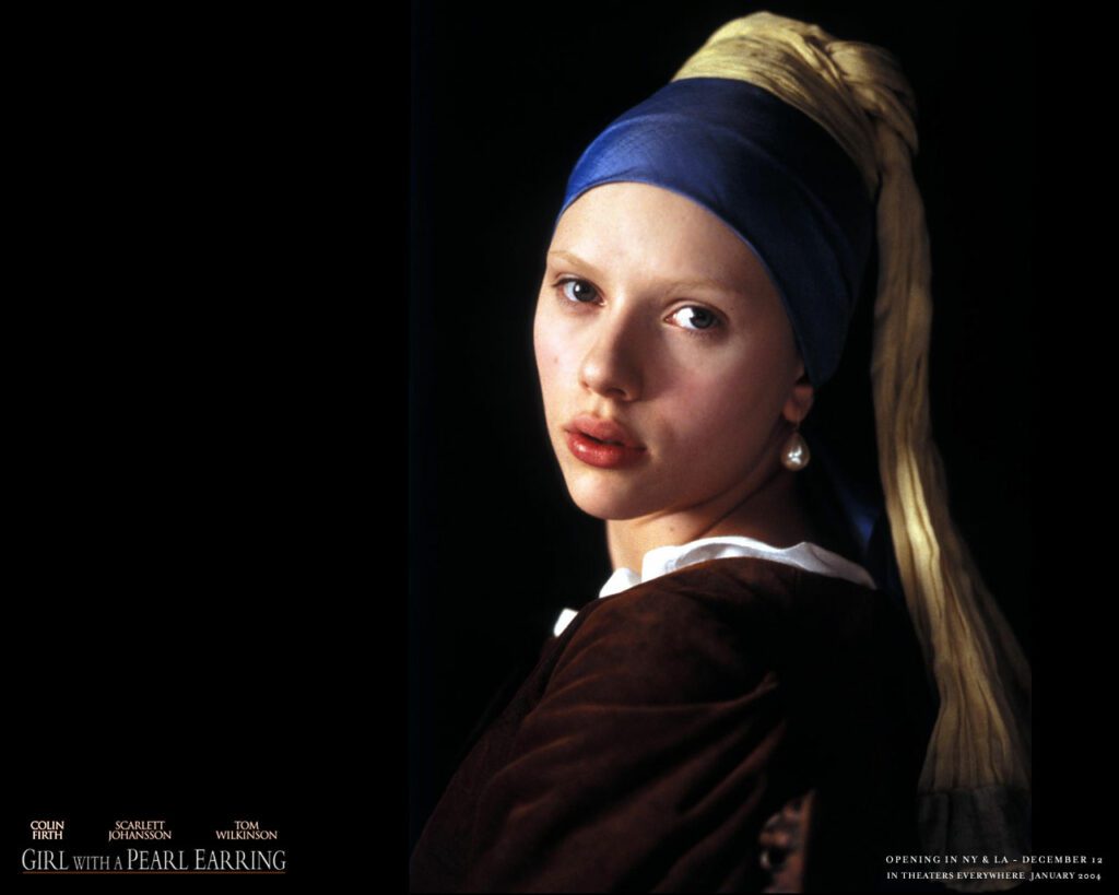 image de Jeune fille à la perle avec Scarlett Johansson