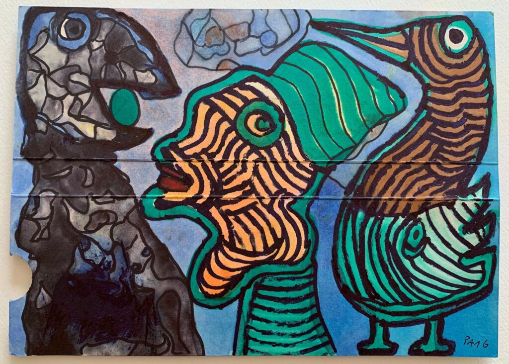 photo d'une oeuvre de Pierre Albasser L'Olive