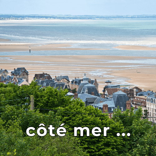 image qui représente la plage de HOulgate dans le Calvados