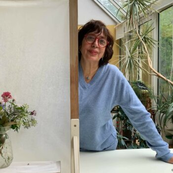 Flowers and plants in Rachel Levy’s studio