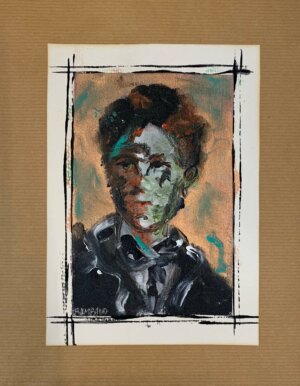 portrait peint de Rimbaud par Rebecca Campeau