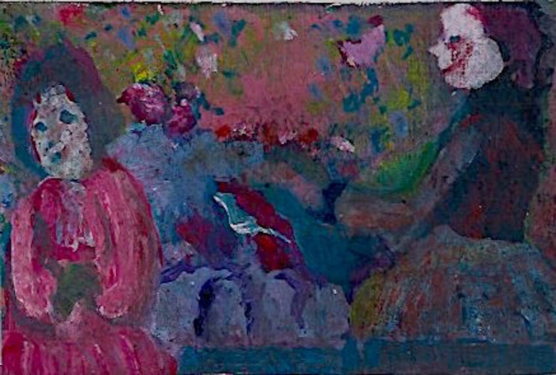 image qui représente un tableau de Johanna Hegg au couleur printanières