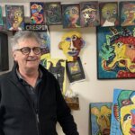 Ambiance carnavalesque avec le peintre Joël Crespin