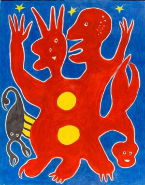 Un baiser en plein ciel